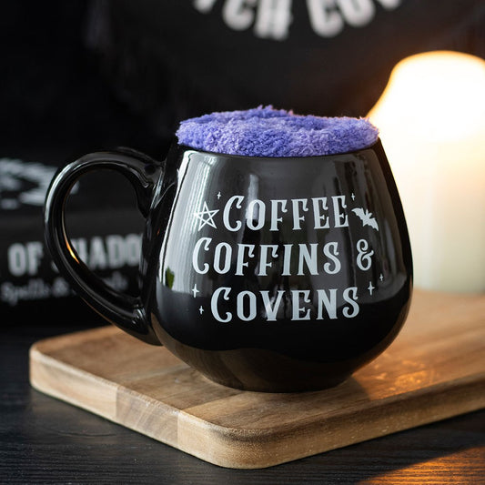 Coffee, Coffins & Covens Mug & Socks Set