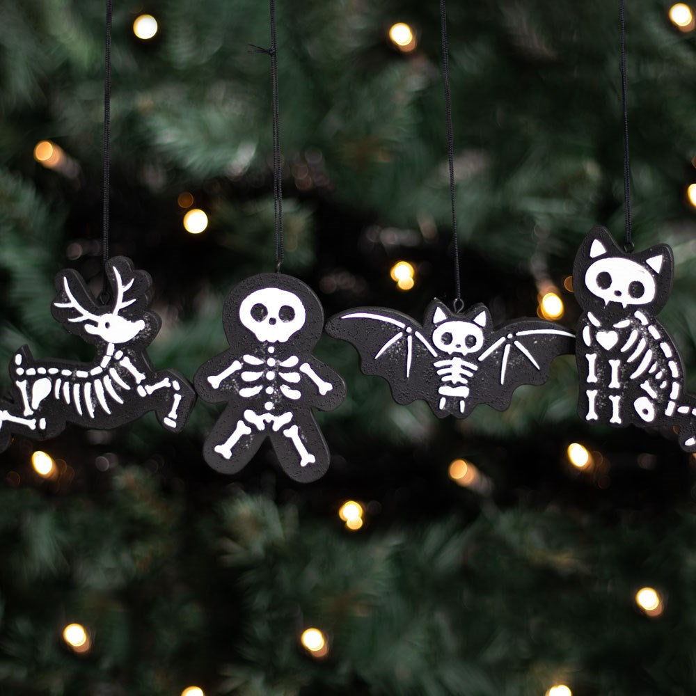 Creepy Skeleton Cookie Ornament