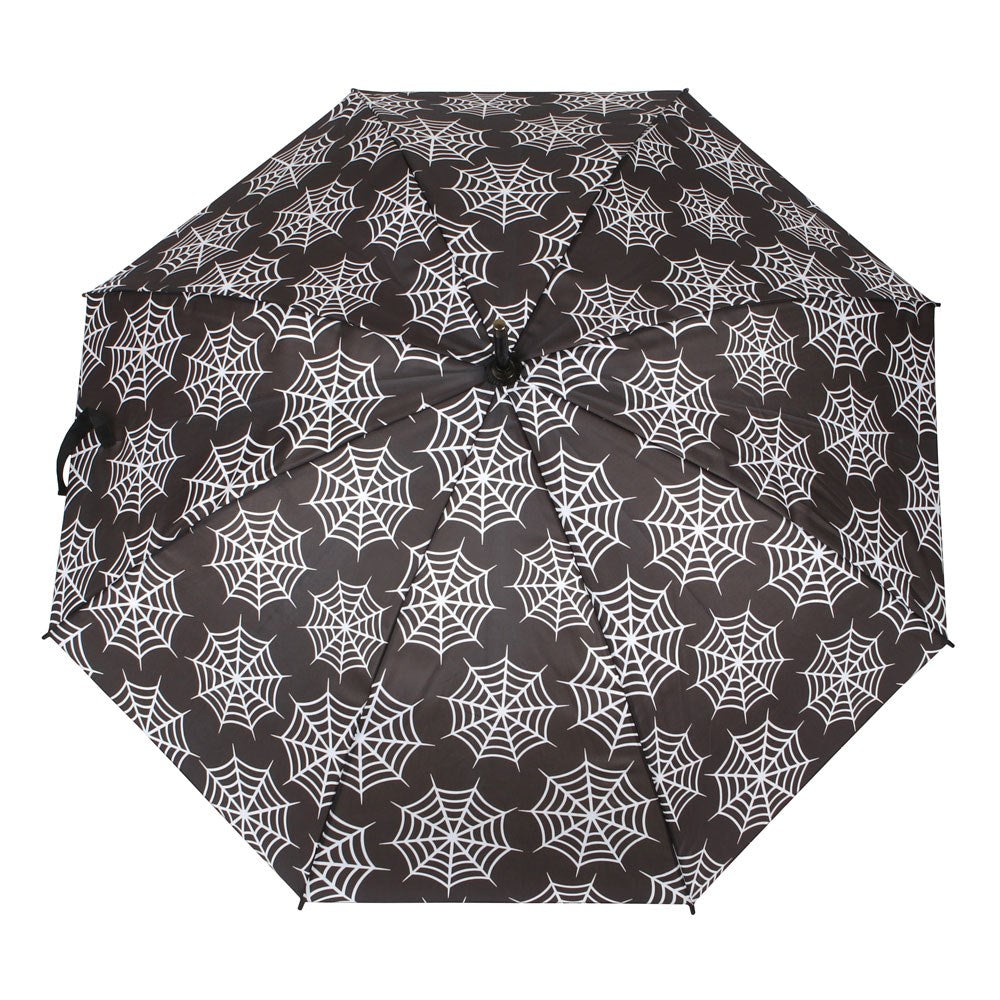 Spiderweb Print Umbrella