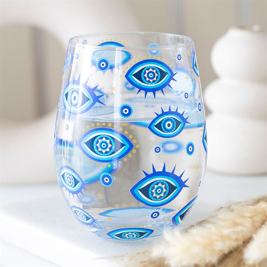 All Seeing Eye Stemless Wine Glass