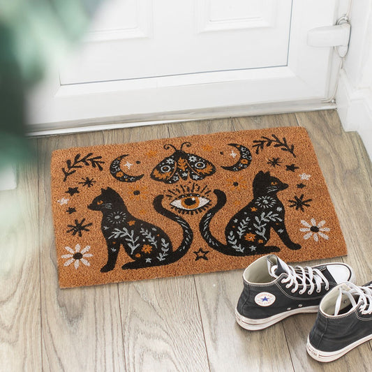 Frightful Folk Natural Doormat