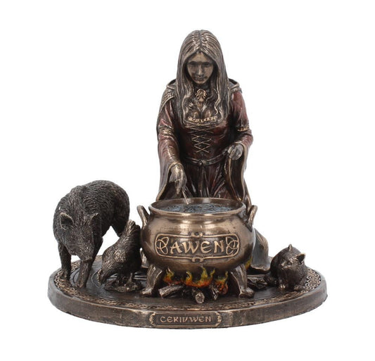 Ceridwen Bronze Welsh Goddess 17cm