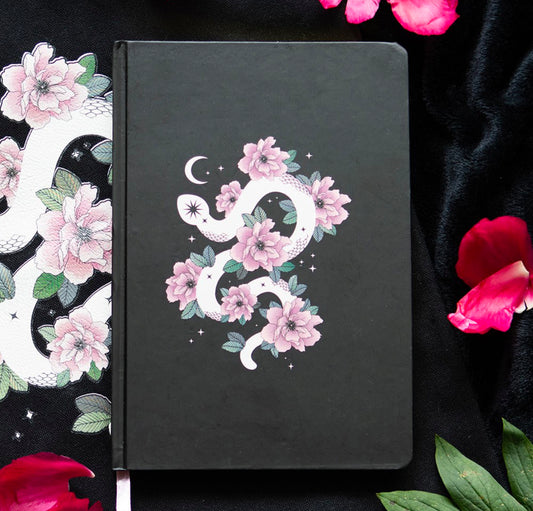 Floral Snake A5 Journal