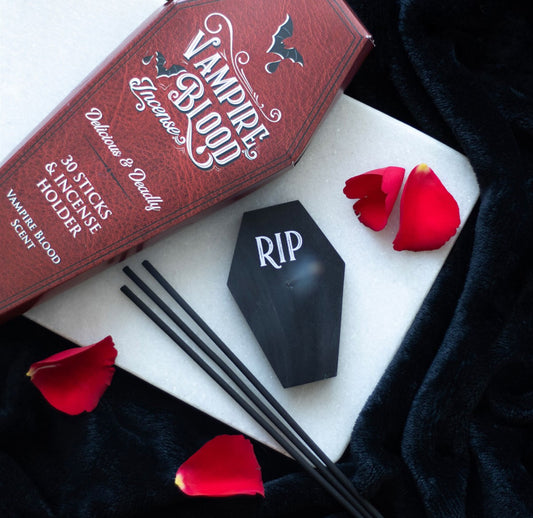 Vampire Blood Incense Sticks with Coffin Holder