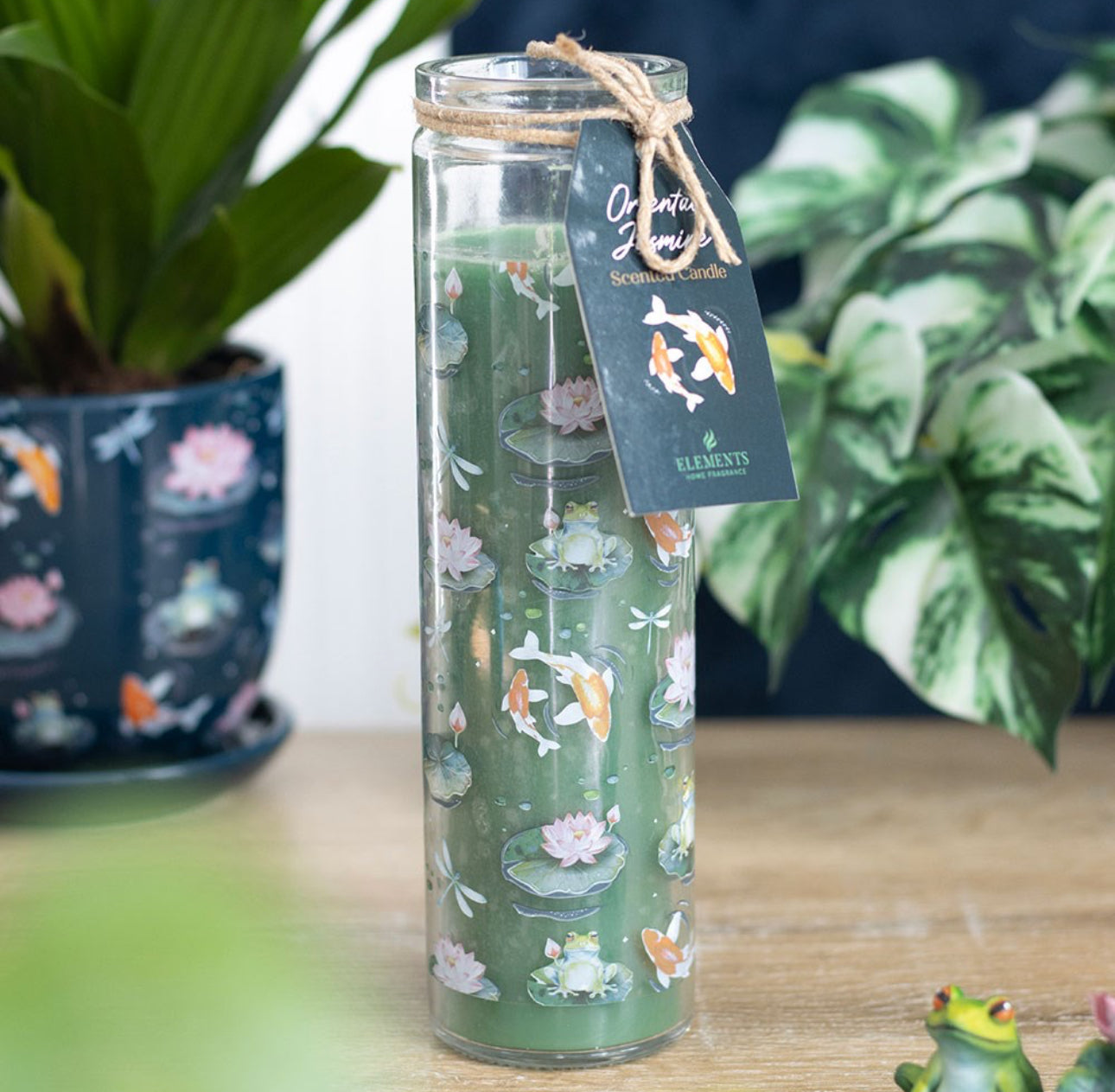 Pond Print Tube Candle