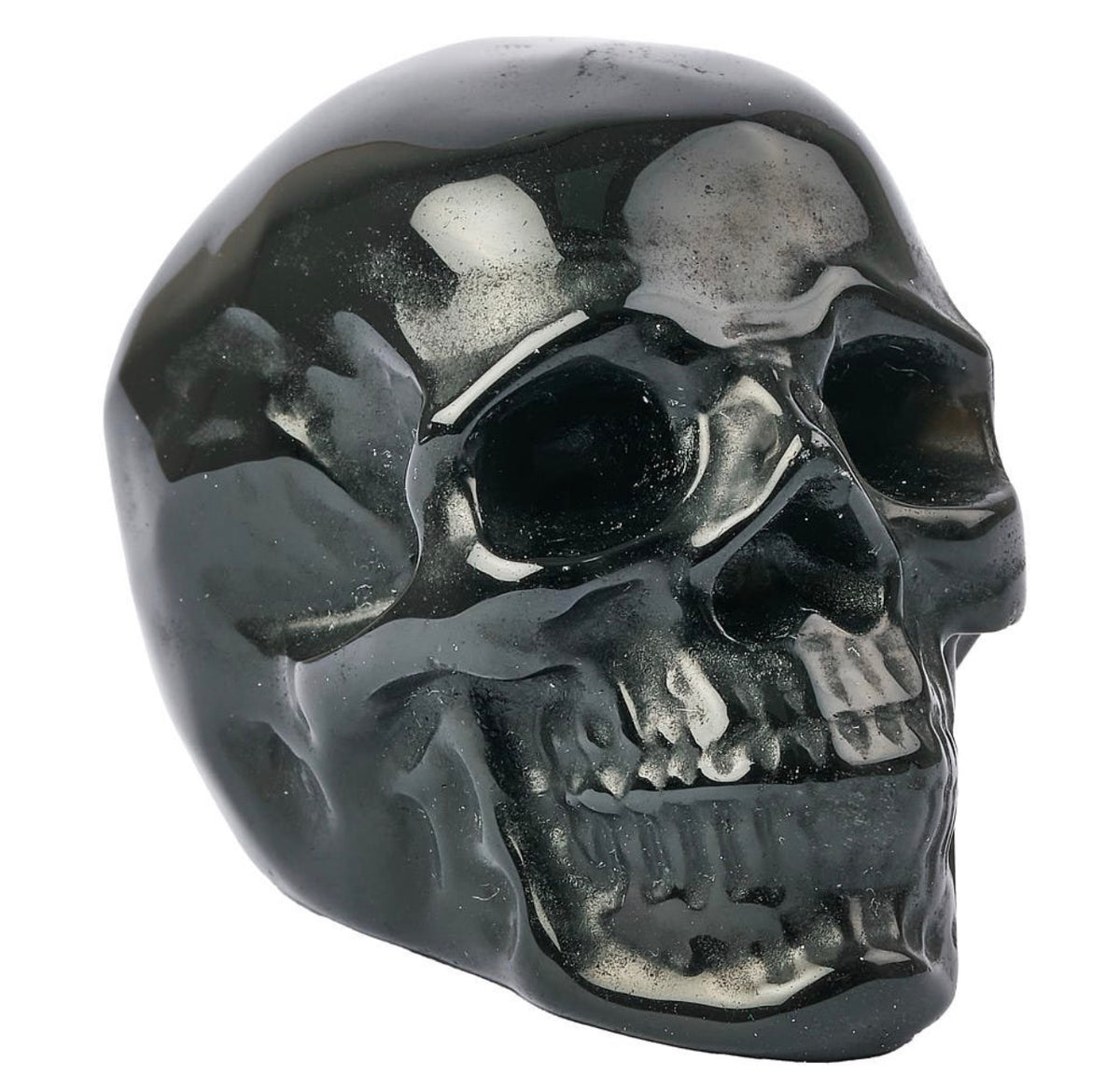 Black Obsidian Skull 50mm