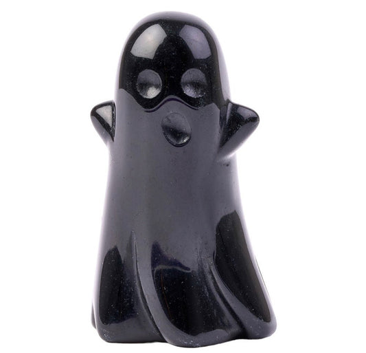 Black Obsidian Ghost 30x50mm