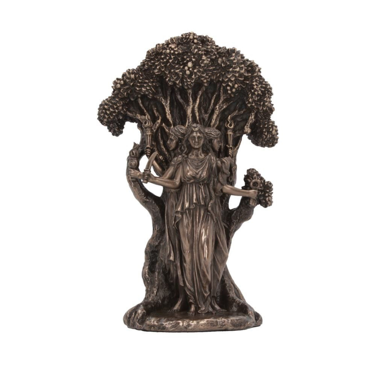 Triple Moon Goddess Hecate Figurine 18cm