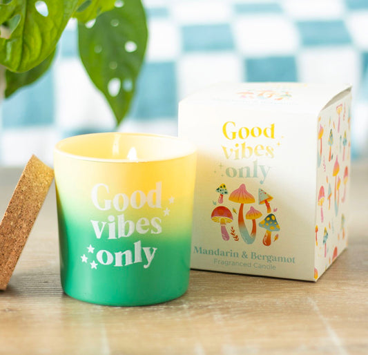 Good Vibes Only Mandarin & Bergamot Candle