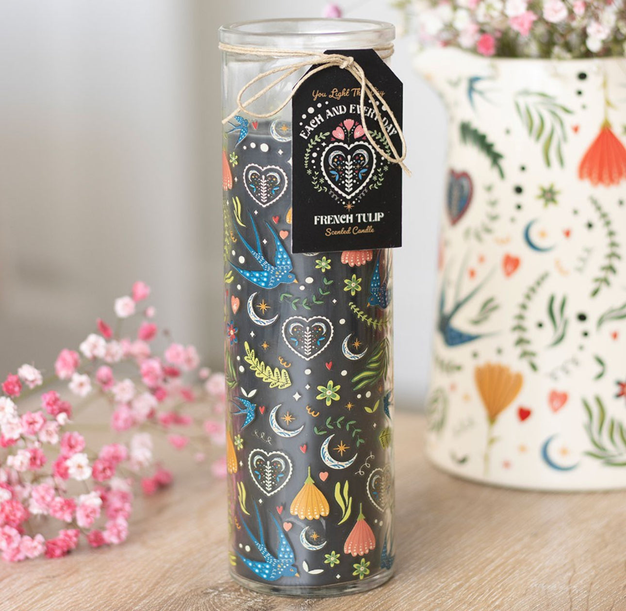 Midnight Bloom French Tulip Scent Candle