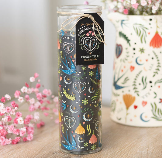 Midnight Bloom French Tulip Scent Candle