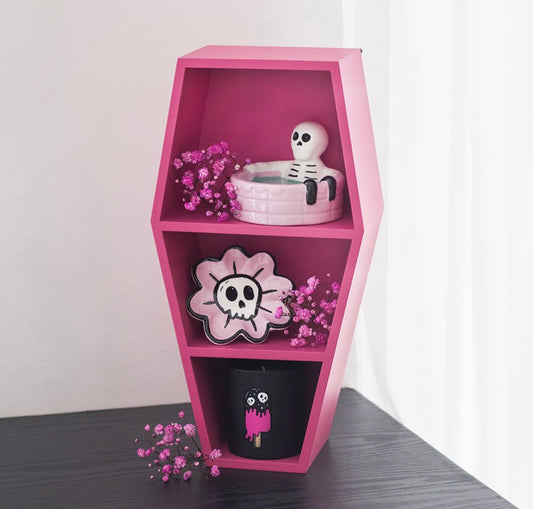 Hot Pink Coffin Shelf