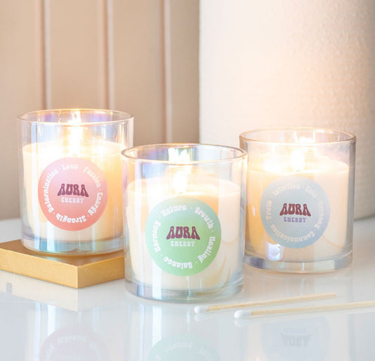 Aura Energy Glass Jar Candle