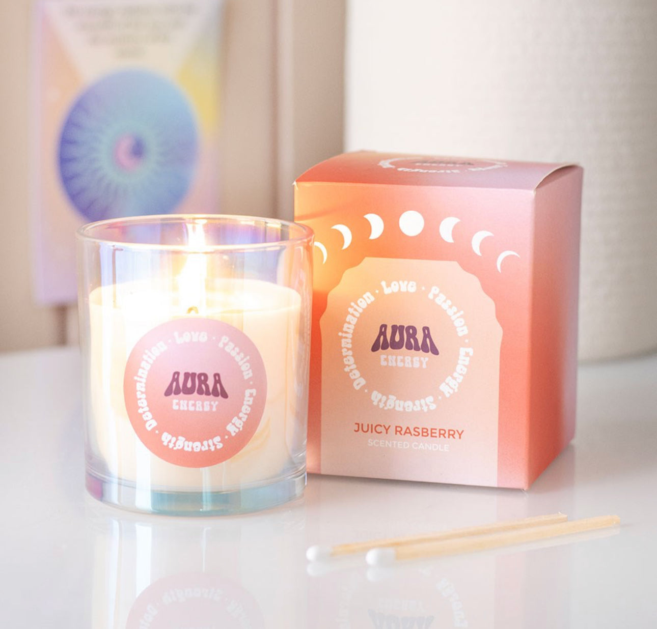 Aura Energy Glass Jar Candle
