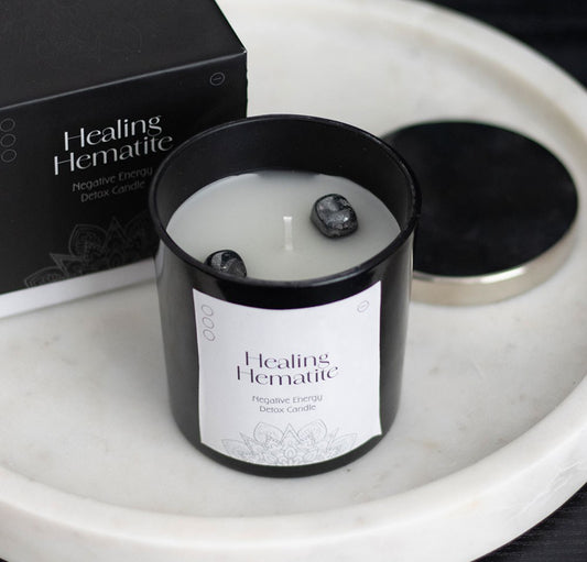 Healing Hematite Detox Candle