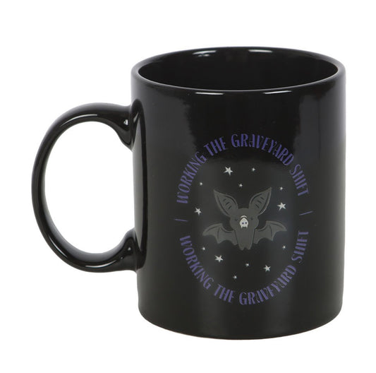 Graveyard Shift Bat Mug