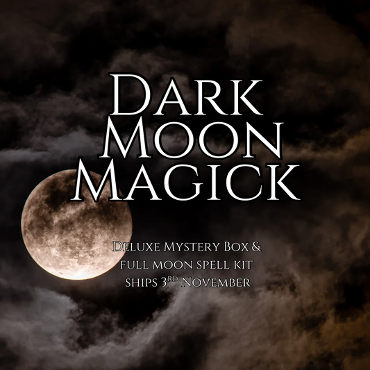 Pre Order: Dark Moon Magick. November Full Moon Deluxe Mystery Box & Ritual Kit