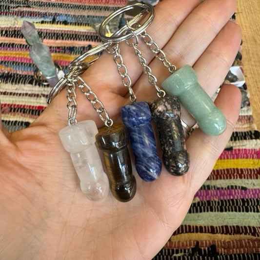 Crystal Weenis Keyring