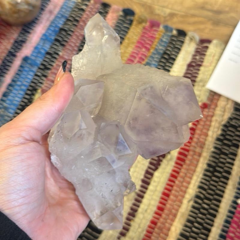 Flat Amethyst Cluster