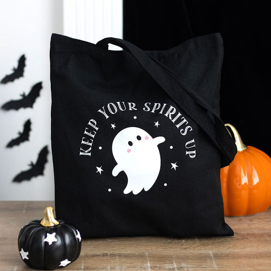 Keep Your Spirits Up Ghost Tote Bag