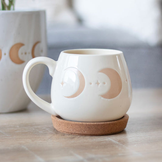Moon Phases Ceramic Rounded Mug