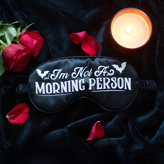 Not A Morning Person Satin Sleep Mask