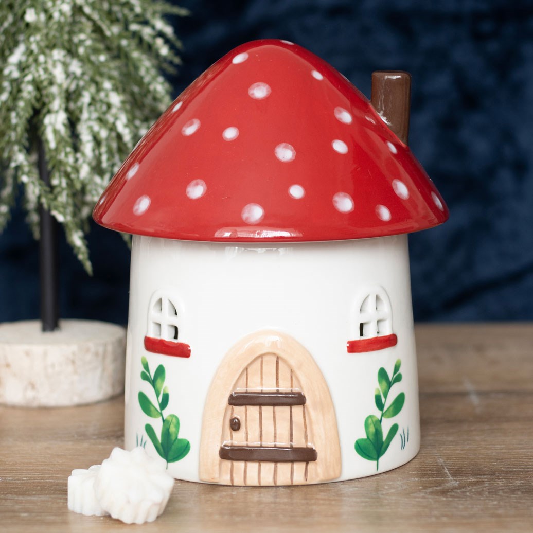 Mushroom House Oil Burner & Wax Warmer