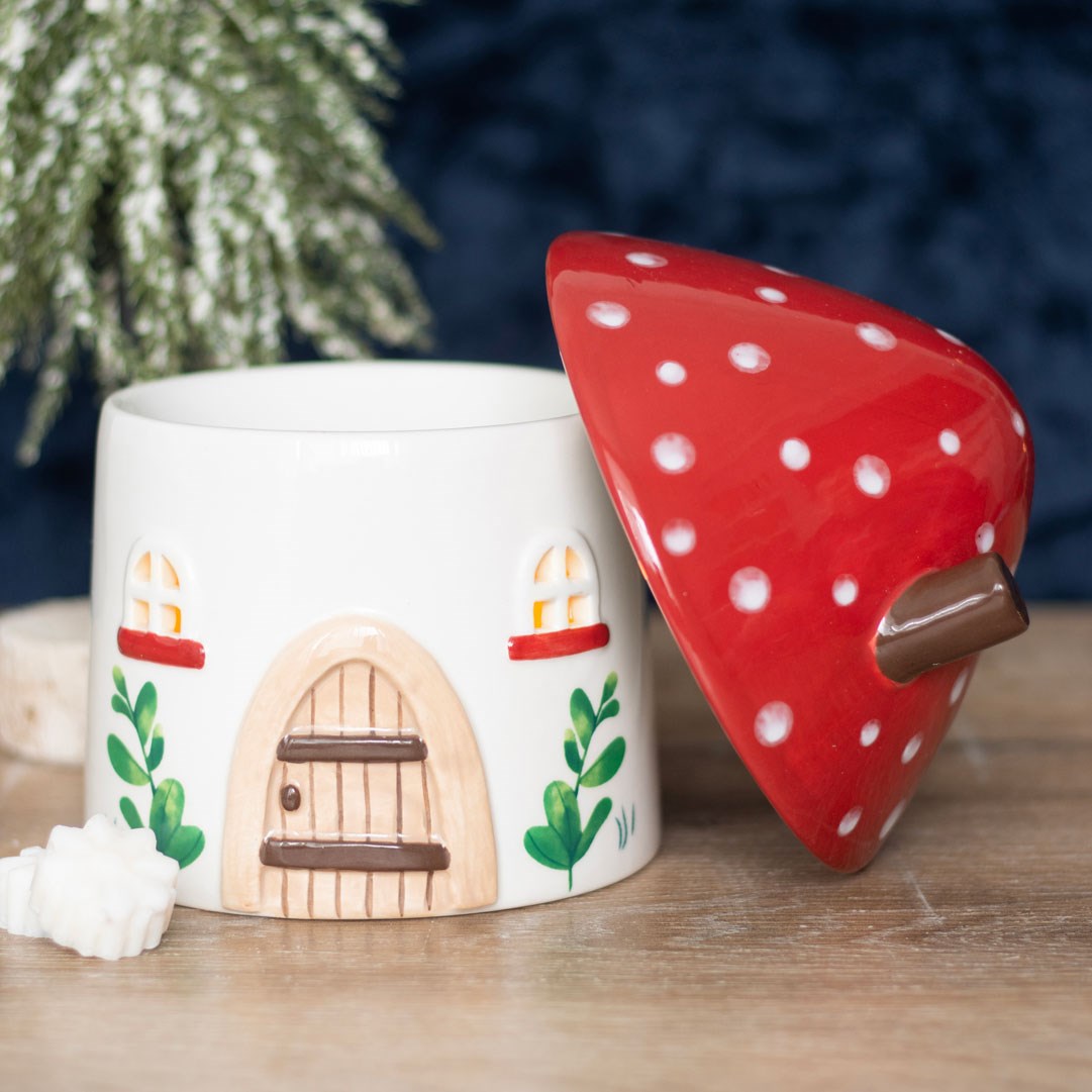 Mushroom House Oil Burner & Wax Warmer