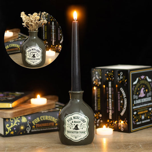 Mischief & Magic Potion Bottle Vase and Candle Holder