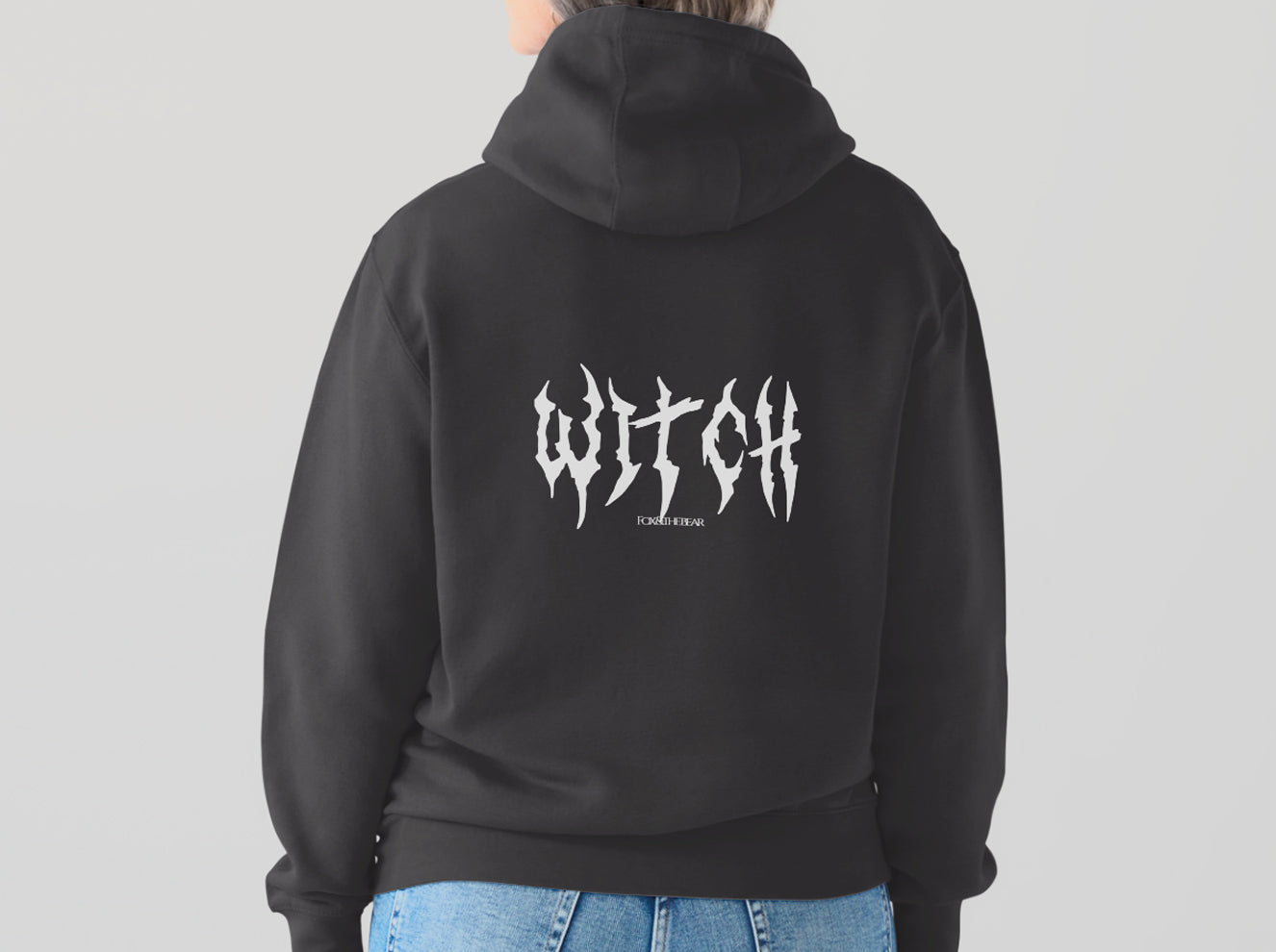 Witch Metal Fox & the Bear Hoodie
