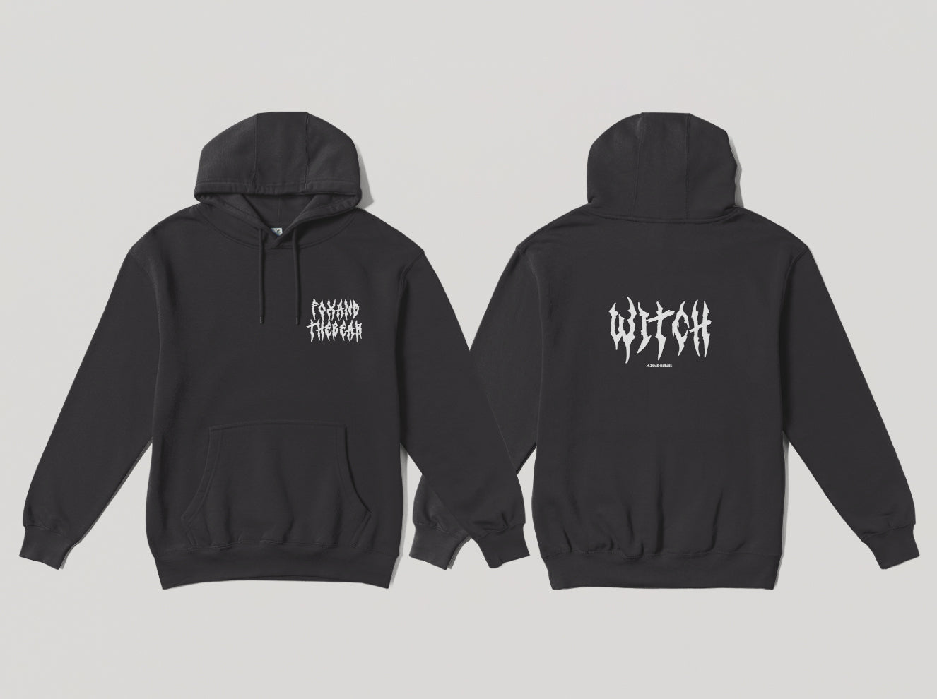 Witch Metal Fox & the Bear Hoodie