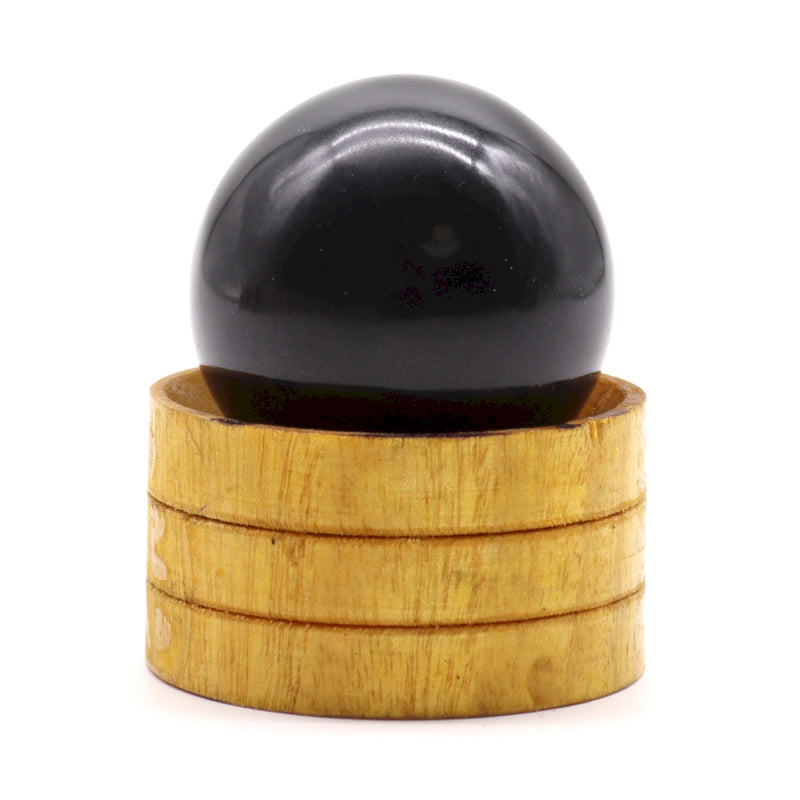 Hand Carved 40/50mm Crystal Sphere with Stand